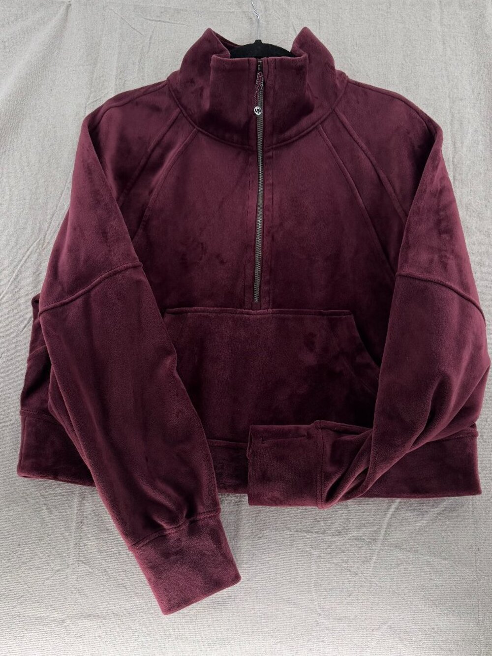 Lululemon Scuba Oversized Funnel-Neck Half Zip Velvet - Size M/LG